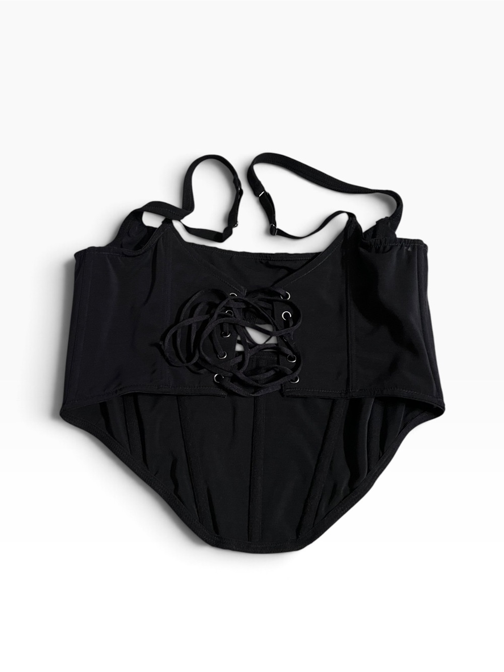 Urban Outfitters Black Lace-Up out from under corset